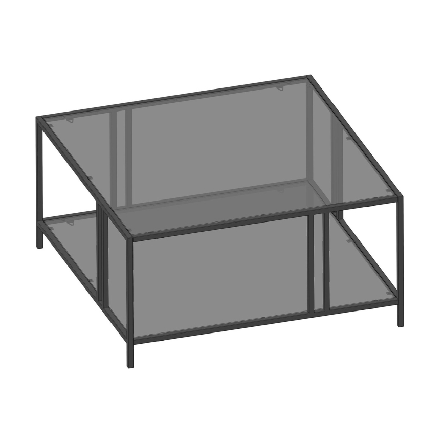 Konferencijski stočić URANUS 40x80 cm, crne boje