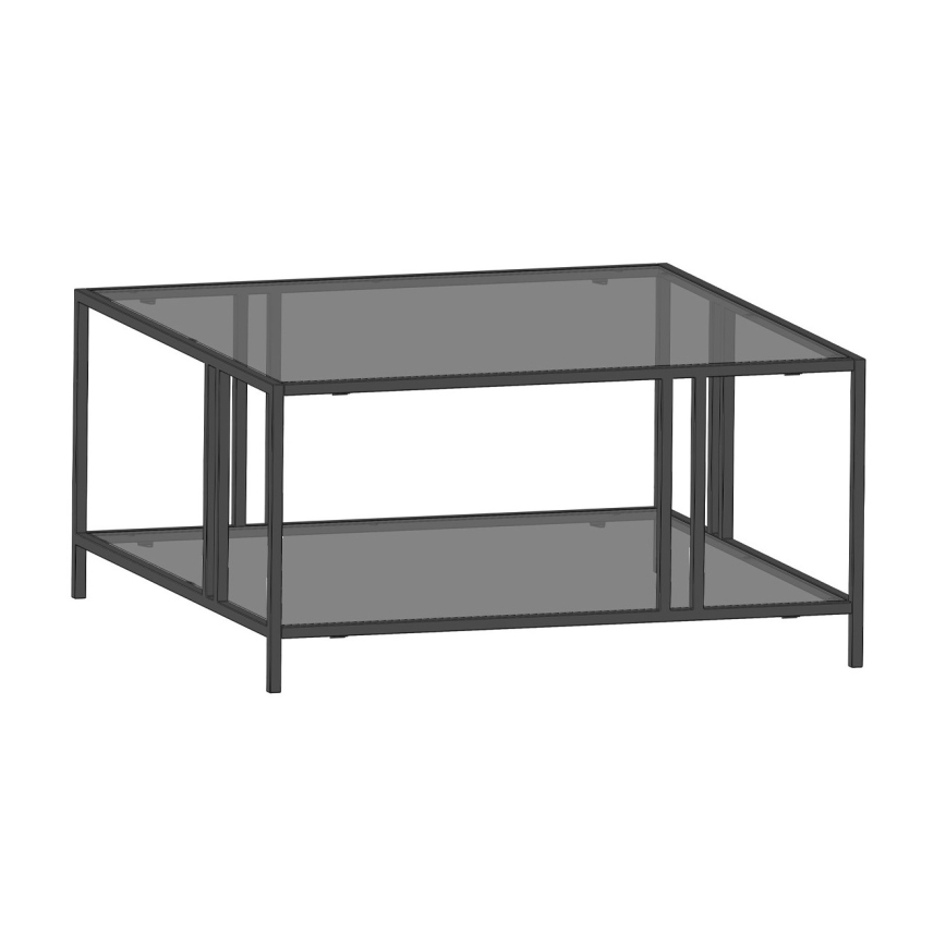 Konferencijski stočić URANUS 40x80 cm, crne boje