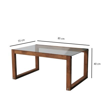 Konferencijski stočić VIA 40x85 cm borovina