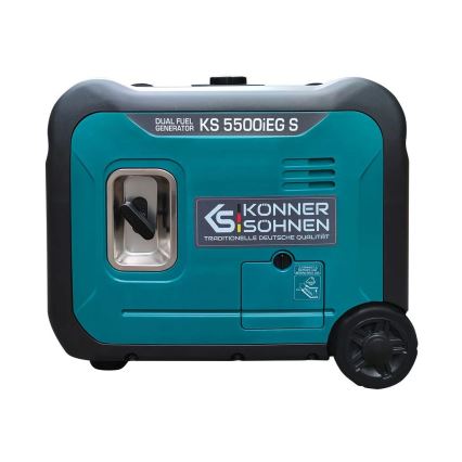 Könner & Söhnen 13046 - Invertorska elektrocentrala na plin i benzin KS 5500iEG S 5500W