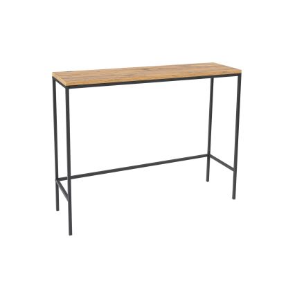 Konzolni sto CANVAS 80x100 cm borovica atlantic/crna