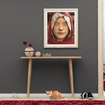 Konzolni sto DESIDERO 74x100 cm braon