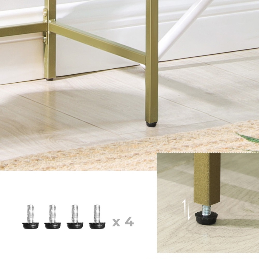 Konzolni stočić CIREL zlatna