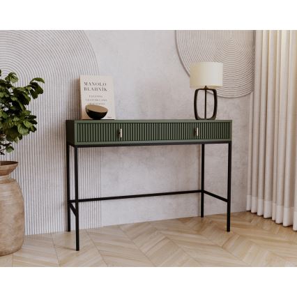 Konzolni stočić SUE zelena/crna