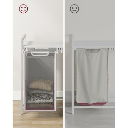 Korpa za veš REX bela