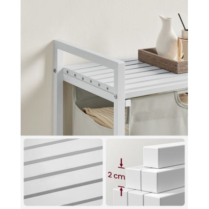 Korpa za veš REX bela