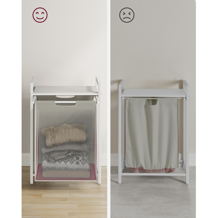 Korpa za veš REX bela