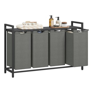 Korpa za veš REX crna/siva