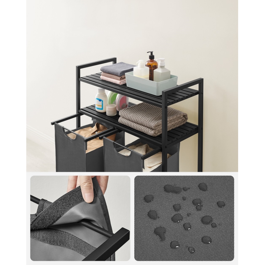 Korpa za veš REX siva