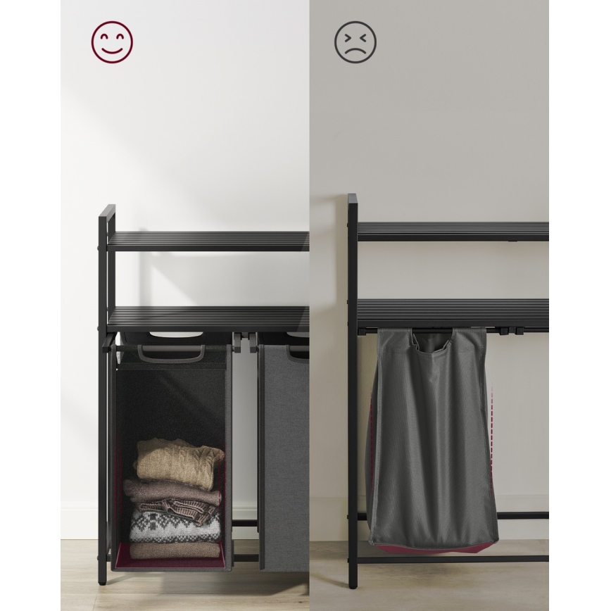 Korpa za veš REX siva