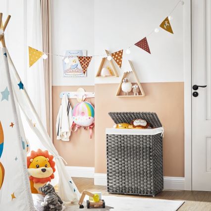 Koš za veš BLAINE siv