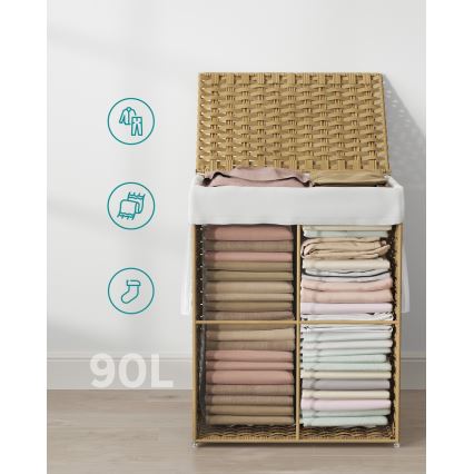 Koš za veš FLYN od ratana