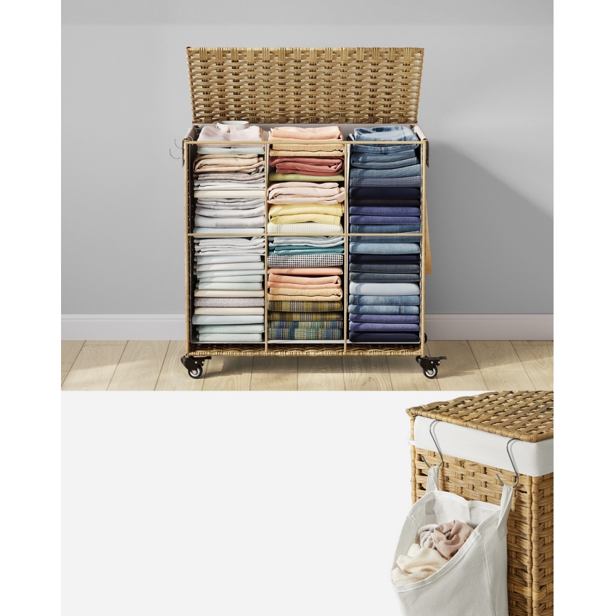 Koš za veš FLYN ratan