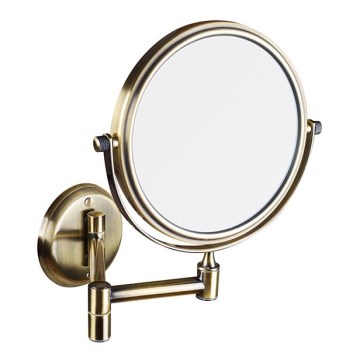 Kozmetičko ogledalo 18x25 cm, u boji bronze