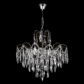 Kristalni luster na lancu 6xE27/60W/230V