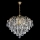 Kristalni luster na lancu 6xE27/60W/230V