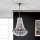 Kristalni luster na lancu ARILA, 3xE27/60W/230V, prečnik 40 cm, braon/patina