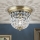 Kristalni plafon PLAFOND 1xE27/40W/230V, prečnik 26 cm, bronza