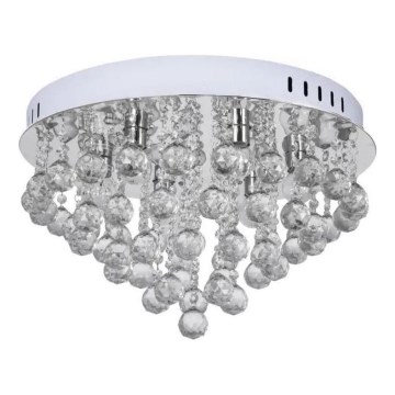 Kristalno plafonsko svetlo 6xE14/60W/230V