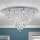 Kristalno plafonsko svetlo CELESTE 12xG9/40W/230V fi 75 cm sjajni hrom