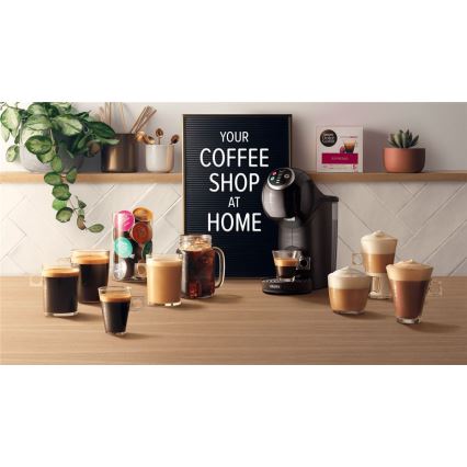Krups - Aparat za kapsule NESCAFÉ DOLCE GUSTO GENIO S 1500W antracit