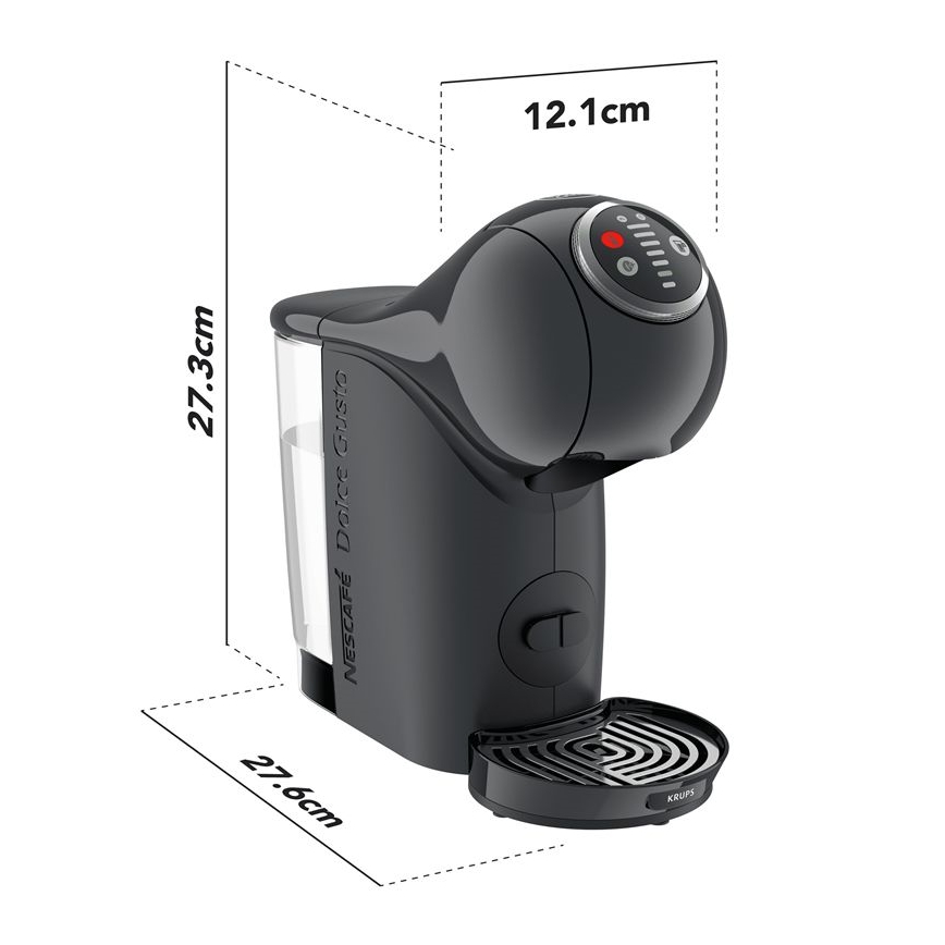 Krups - Aparat za kapsule NESCAFÉ DOLCE GUSTO GENIO S 1500W antracit