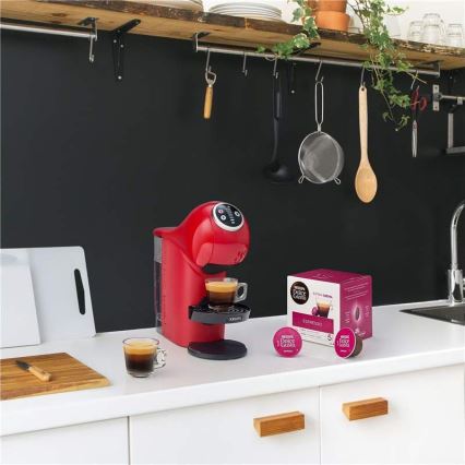 Krups - aparat za kapsule NESCAFÉ DOLCE GUSTO GENIO S PLUS 1500W u crvenoj boji
