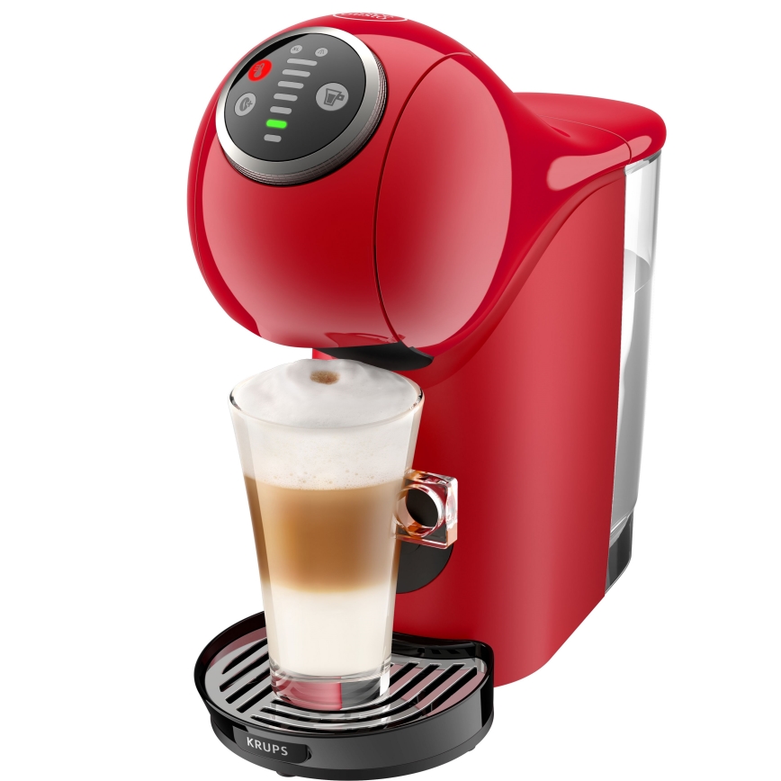 Krups - aparat za kapsule NESCAFÉ DOLCE GUSTO GENIO S PLUS 1500W u crvenoj boji