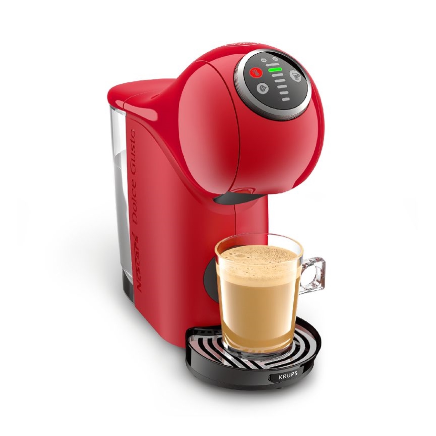 Krups - aparat za kapsule NESCAFÉ DOLCE GUSTO GENIO S PLUS 1500W u crvenoj boji