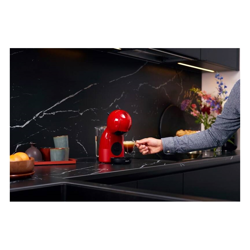 Krups - Aparat za kapsule NESCAFÉ DOLCE GUSTO PICCOLO XS 1600W crveni