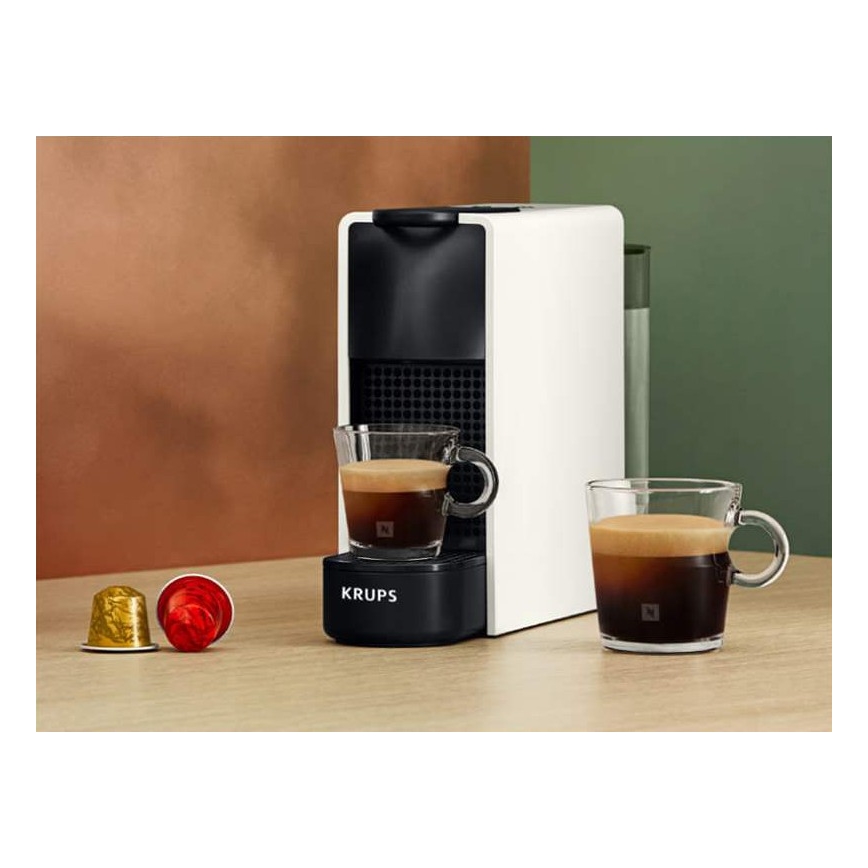 Krups - Aparat za kapsule NESPRESSO Essenza mini 1310W/230V bela