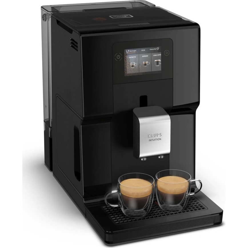 Krups - Automatski aparat za kafu sa spremnikom za mleko INTUITION PREFERENCE 1450W/230V crne boje