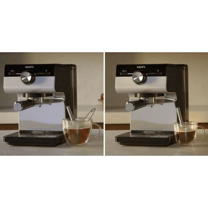 Krups - Espresso aparat s polugom za dve šoljice AUTHENTIC 1450W/230V siva