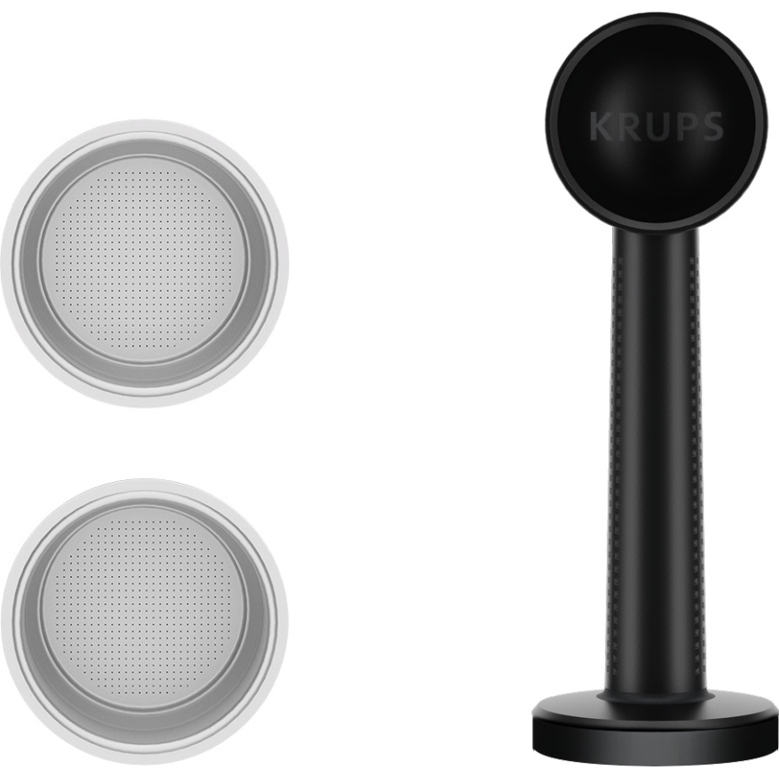 Krups - Espresso aparat s polugom za dve šoljice AUTHENTIC 1450W/230V siva