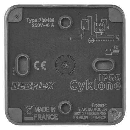 Kućni uklopni prekidač 250V/10A IP55