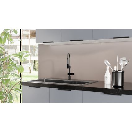 Kuhinjska garnitura PEARL 240 cm siva