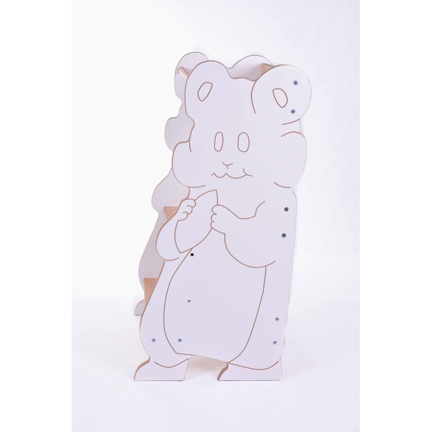 Kula za učenje HAMSTER bela/javor