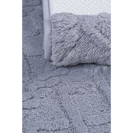 Kupaonska prostirka NEW STYLE 3D 60x90 cm siva