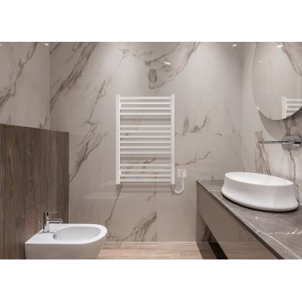 Kupaonski lestvičasti radijator HF DERBY 170W/230V 77x53 cm beo desni