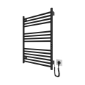 Kupaonski ljestvasti radijator HF GREENWICH 170W/230V 77x53 cm crni desni okrugli