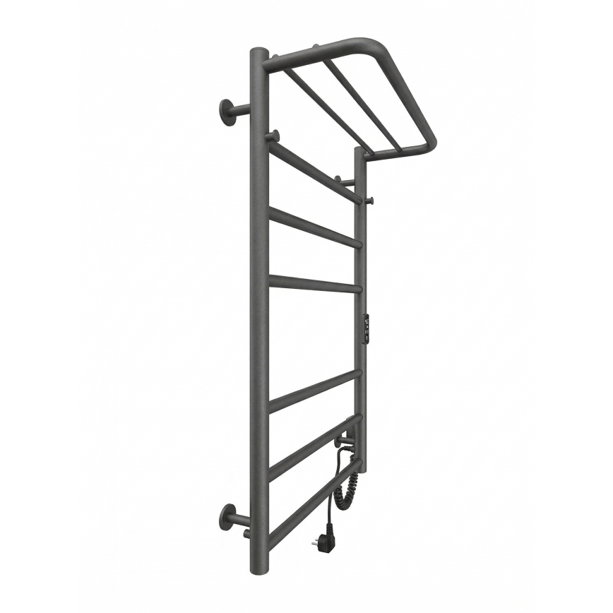 Kupaonski ljestvičasti peškarnik HOME 95W/230V 77x53 cm nerđajući čelik/antracit desni