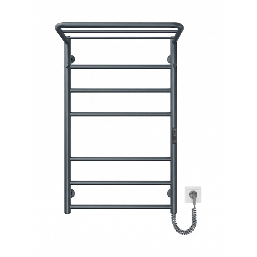 Kupaonski ljestvičasti peškarnik HOME 95W/230V 77x53 cm nerđajući čelik/antracit desni
