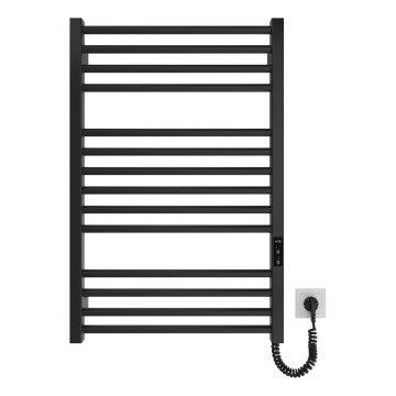 Kupaonski ljestvičasti radijator HF DERBY 170W/230V 77x53 cm crna IP44