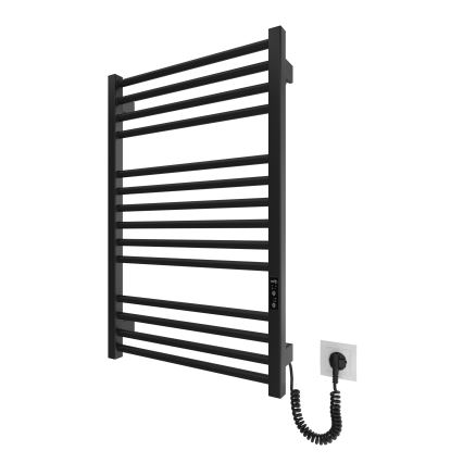 Kupaonski ljestvičasti radijator HF DERBY 170W/230V 77x53 cm crna IP44