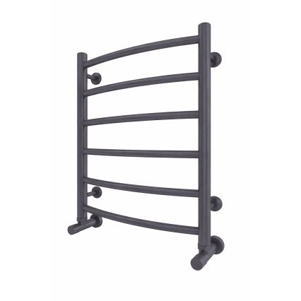 Kupaonski merdevinski radijator INOX CLASSIC 120W/230V 57x43 cm nerđajući čelik/antracit