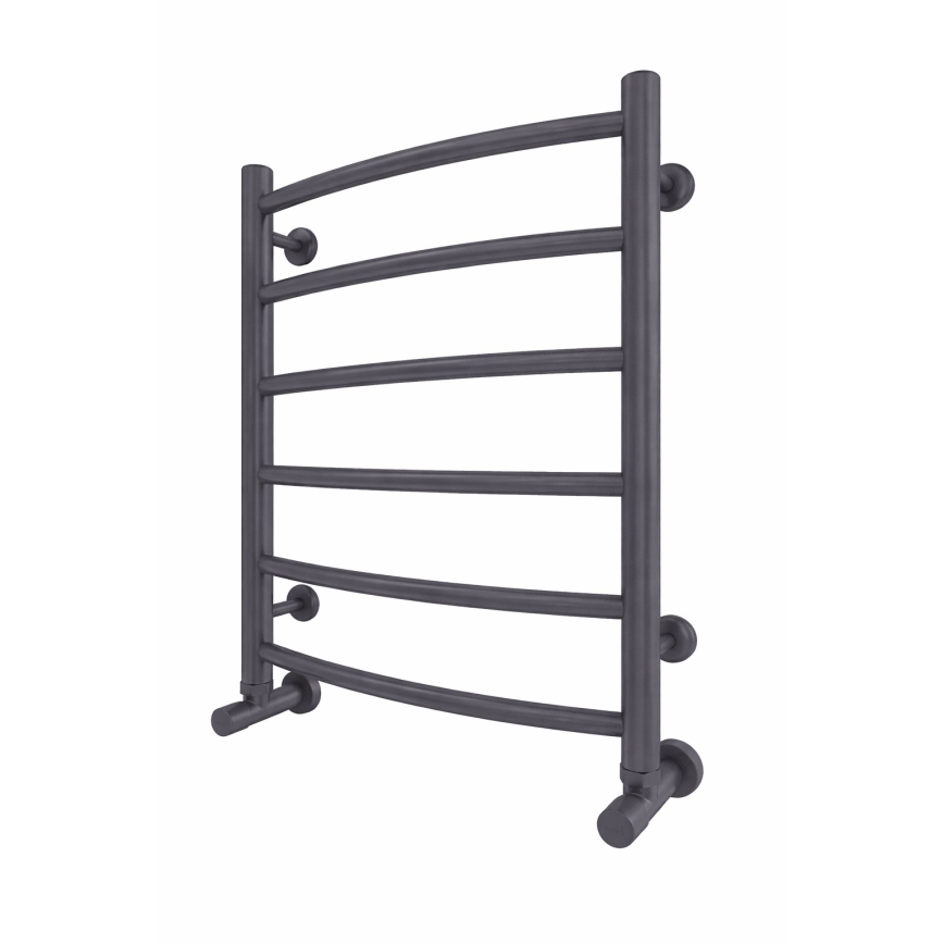 Kupaonski merdevinski radijator INOX CLASSIC 120W/230V 57x43 cm nerđajući čelik/antracit