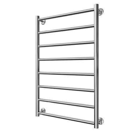 Kupaonski merdevinski radijator INOX FLAT 163W/230V 77x53 cm nerđajući čelik/sjajni hrom