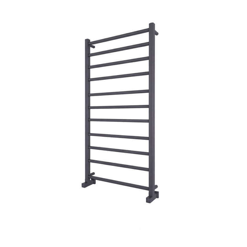Kupaonski merdevinski radijator INOX TOKIO 233W/230V 117x53 cm nerđajući čelik/antracit
