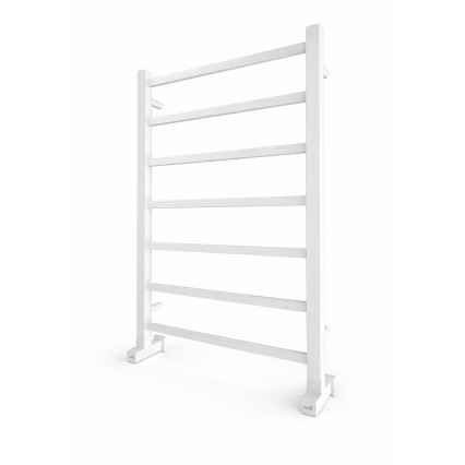Kupaonski peškirni radijator INOX TOKIO 161W/230V 77x53 cm, nerđajući čelik/bela