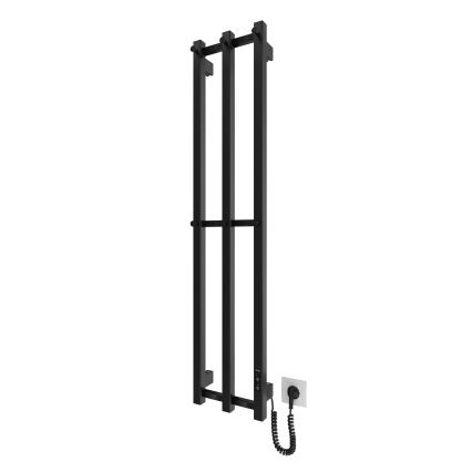 Kupaonski radijator HF SLIM 110W/230V, 117 x 25 cm, crni, pravougaoni